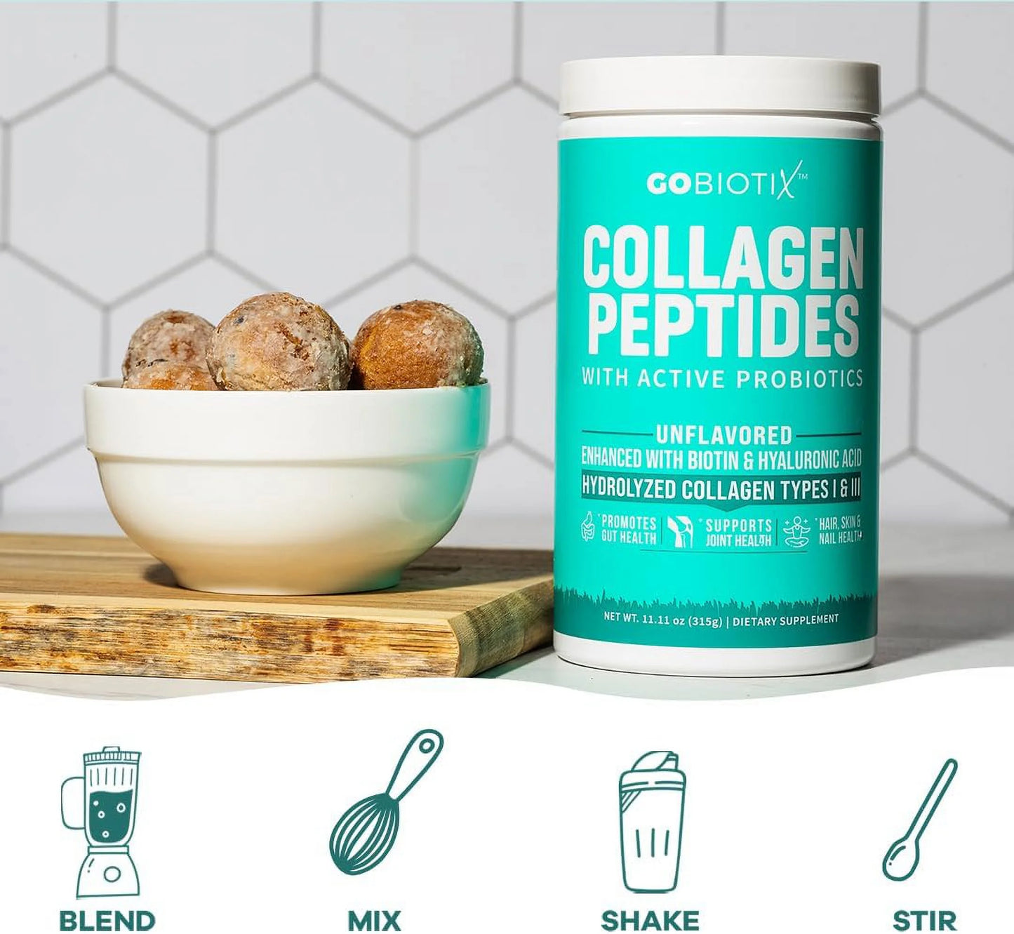 Collagen Peptides Powder + Active Probiotics, Collagen 1 Pack