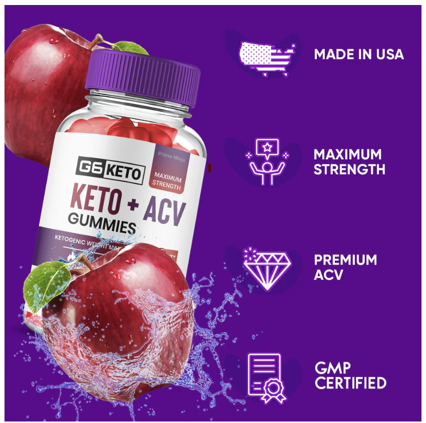 G6 Keto ACV Gummies - G6 Keto ACV Gummies Weight Loss - 60 Gummies