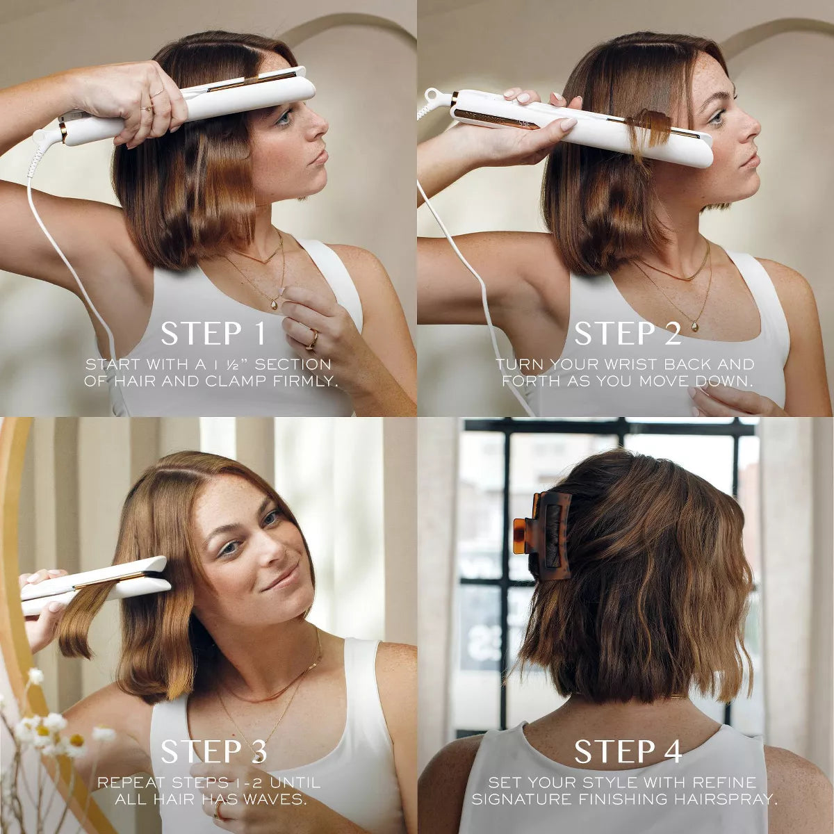Kristin Ess Flat Iron Hair Straightener and Curler