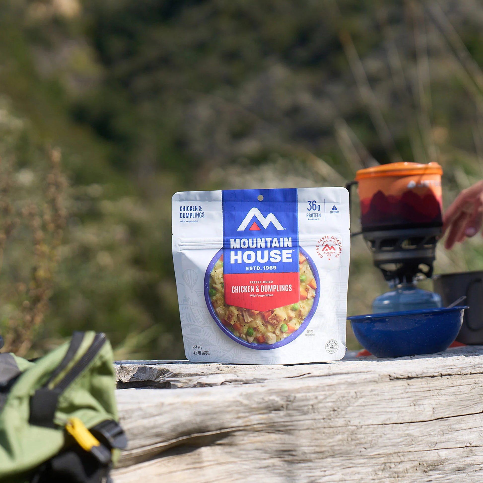 (2 Pack)  Chicken & Dumplings, Freeze-Dried Camping & Backpacking Food, 2-Serving