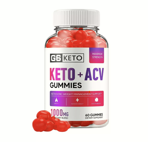 G6 Keto ACV Gummies - G6 Keto ACV Gummies Weight Loss - 60 Gummies