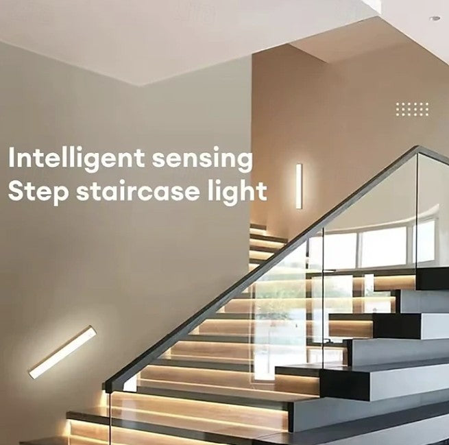 LED Night Light Motion Sensor Cabinet Light Night Lamp Under LED Magnetic Closet Light for Kitchen Cabinet Led