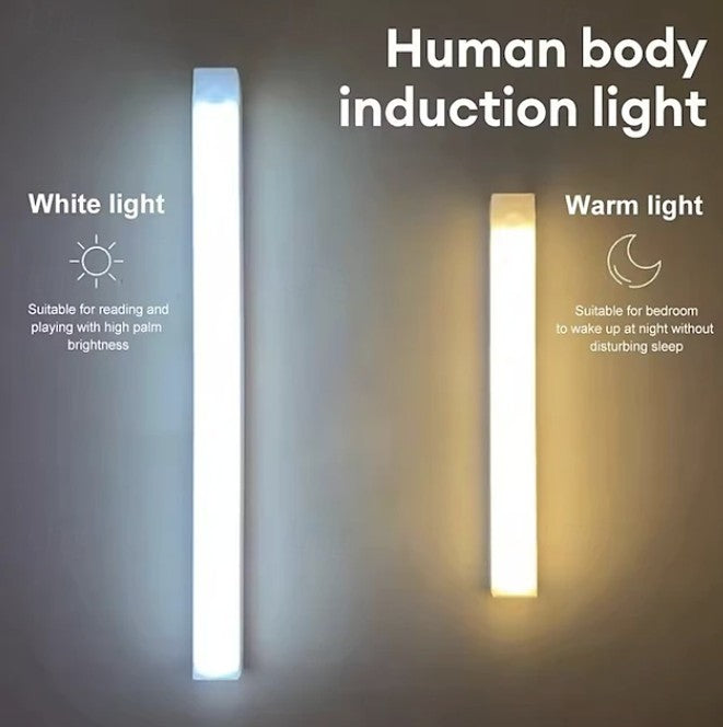 LED Night Light Motion Sensor Cabinet Light Night Lamp Under LED Magnetic Closet Light for Kitchen Cabinet Led